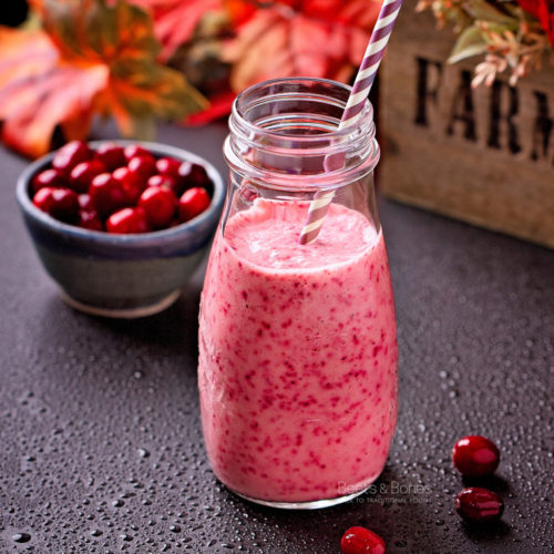 Cranberry Smoothie {with Coconut Milk} | Beets & Bones